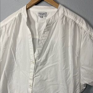 Olivia James The Label Women's White‎ Short Sleeve Top